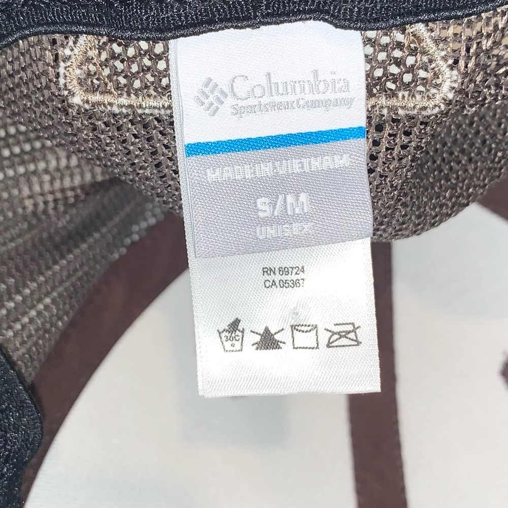 COLUMBIA PFG Camouflage trucker hat men’s size S/m medium - Picture 13 of 14